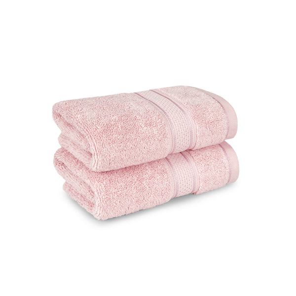 Indulgence 2Pc Hand Towel, Cameo Rose|600 GSM Cotton