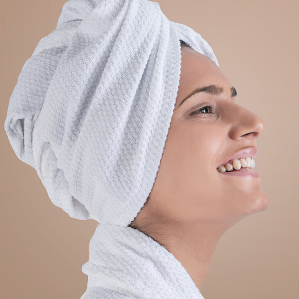 Urban Comfort Headwrap, Bright White| 240 GSM Cotton