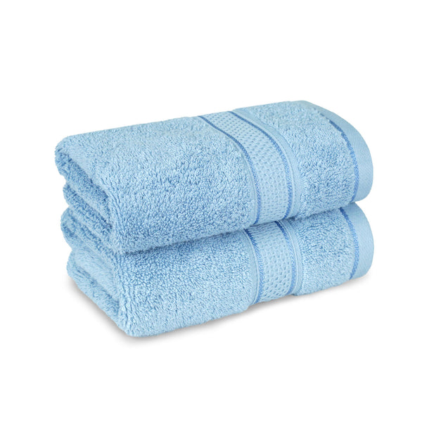 Indulgence 2Pc Hand Towel, Bora Blue|600 GSM Cotton