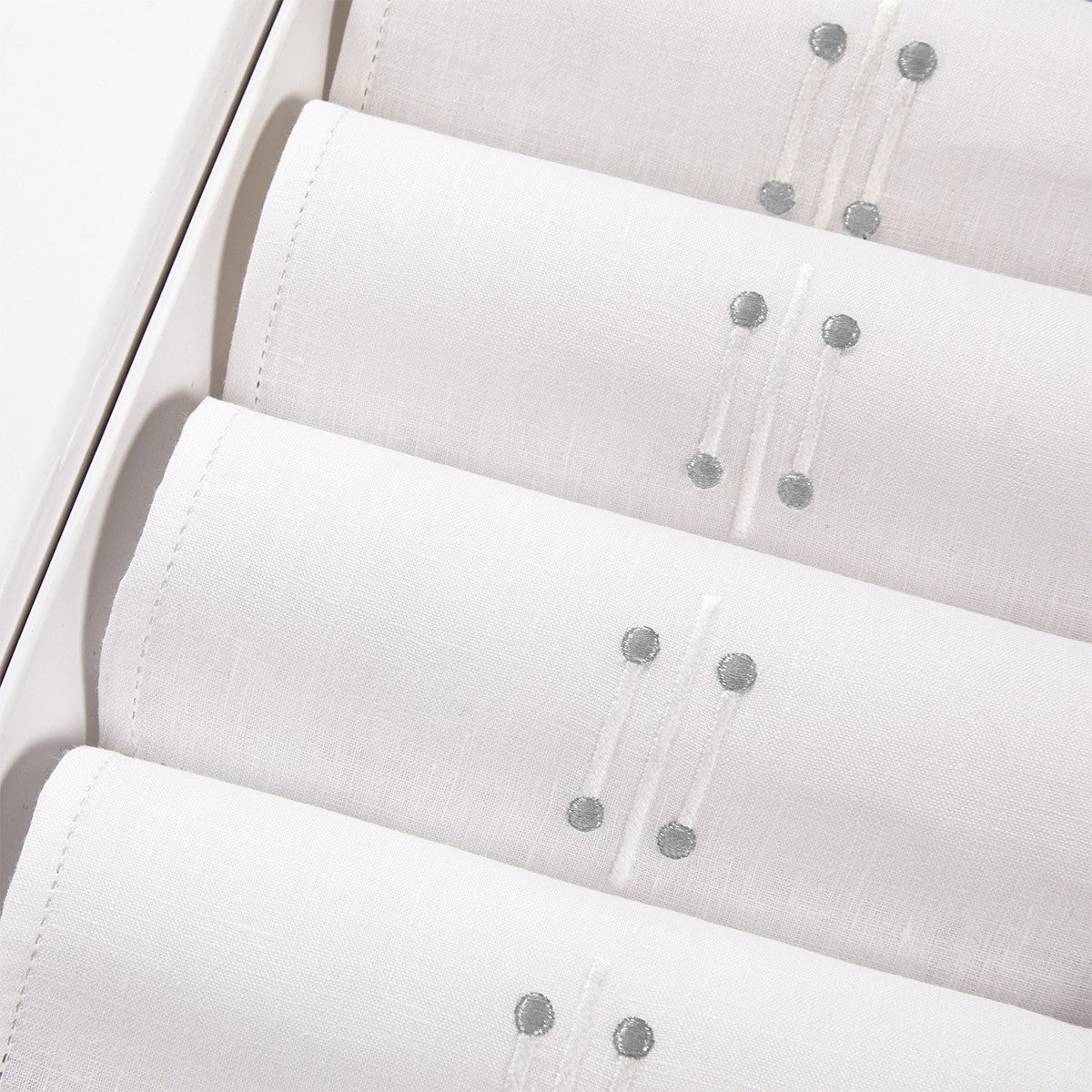 Yves Delorme Couture Piano Cocktail Napkins Set of 4