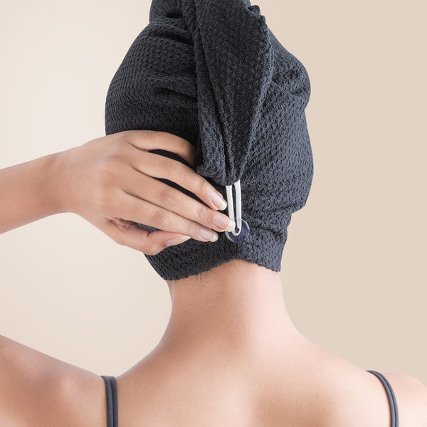 Urban Comfort Headwrap, Shoe Black| 240 GSM Cotton