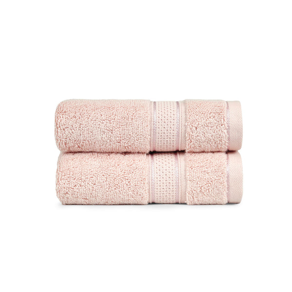 Indulgence 2Pc Hand Towel, Basic Pink|600 GSM Cotton