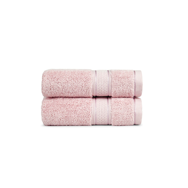 Indulgence 2Pc Hand Towel, Cameo Rose|600 GSM Cotton