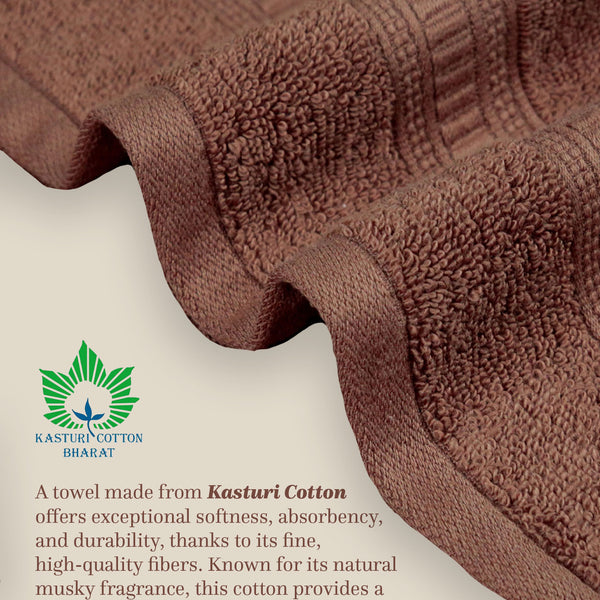 Classic Kasturi 4pc Towel Gift Set, Willow wood|509 GSM Cotton