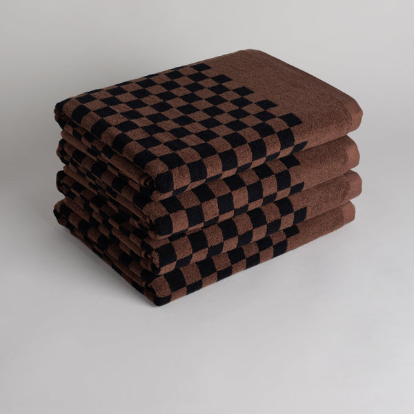 ROMAN POOL TOWEL
tabac & noir