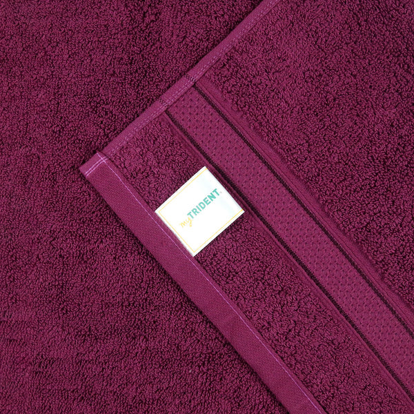 Indulgence 2Pc Hand Towel, Grape Wine|600 GSM Cotton