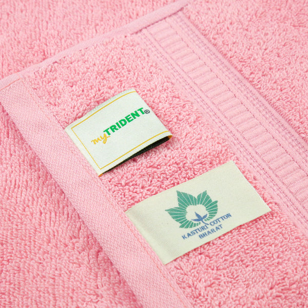 Classic Kasturi 4pc Towel Gift Set, Victorian Pink|509 GSM Cotton