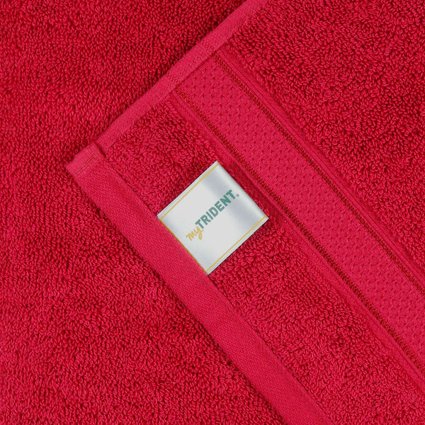Indulgence 2Pc Hand Towel, Blood Red|600 GSM Cotton