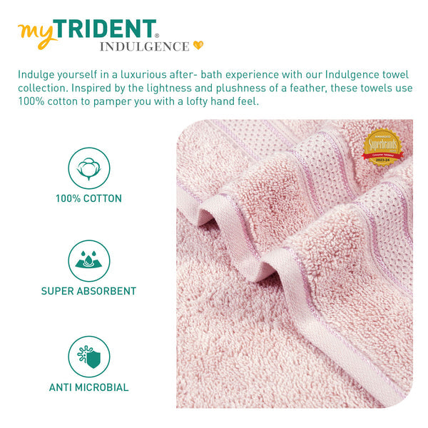 Indulgence 2Pc Hand Towel, Cameo Rose|600 GSM Cotton