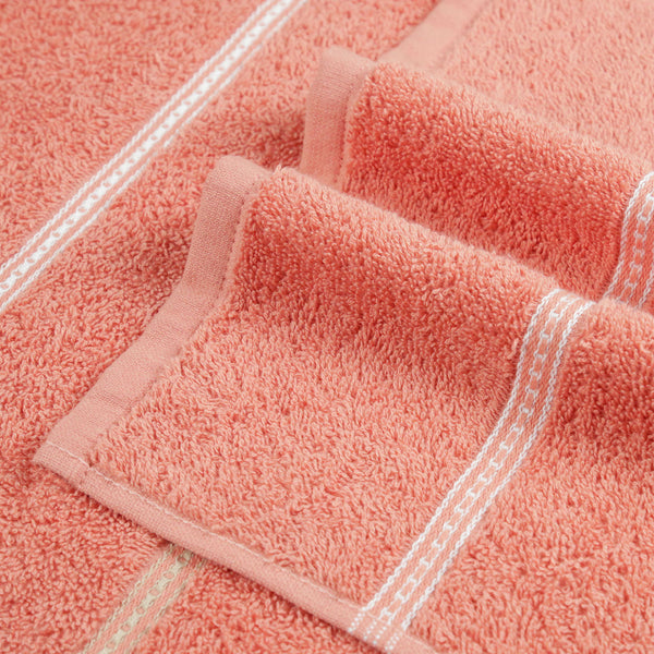 Urban Comfort 2 Pc Hand Towel Set, Brick Red| 450 GSM Cotton|Dry Fast