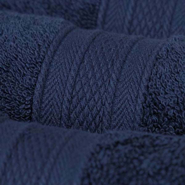 Soft Comfort 12Pc Towel Set, Navy|509 GSM Cotton|Air Rich Technology