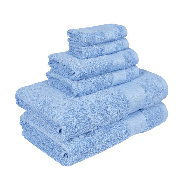 Soft Comfort 6Pc Towel Set, Allure|509 GSM Cotton|Air Rich Technology