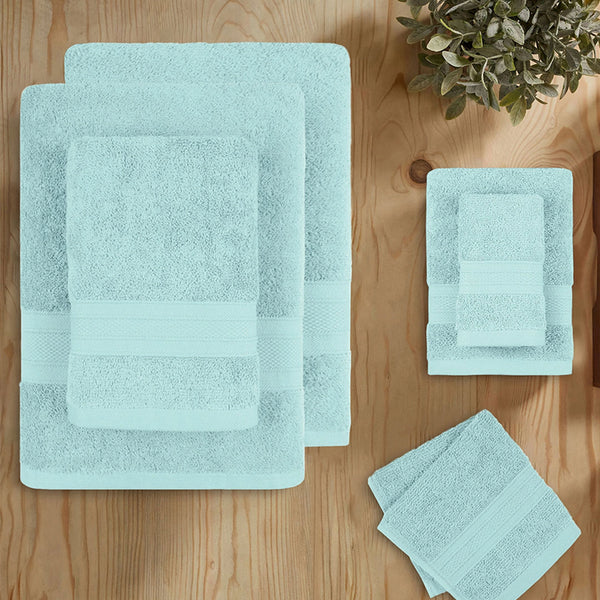 Soft Comfort 6Pc Towel Set, Nile Blue|509 GSM Cotton|Air Rich Technology