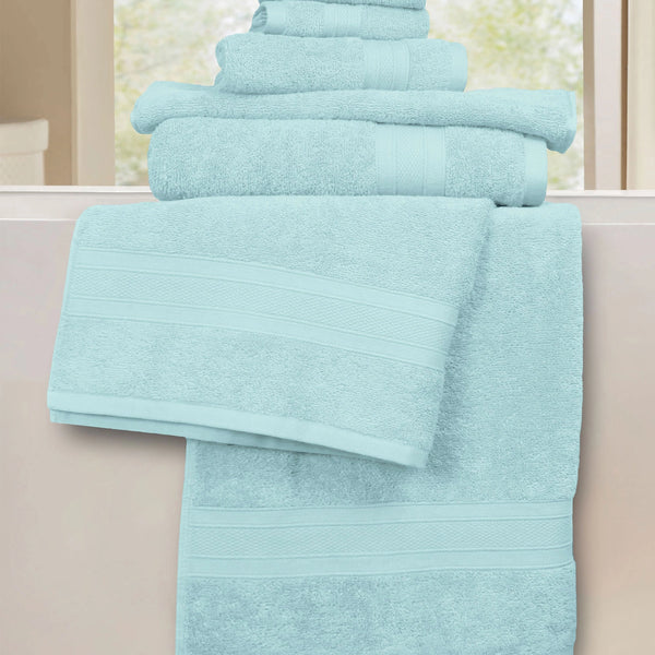 Soft Comfort 6Pc Towel Set, Nile Blue|509 GSM Cotton|Air Rich Technology