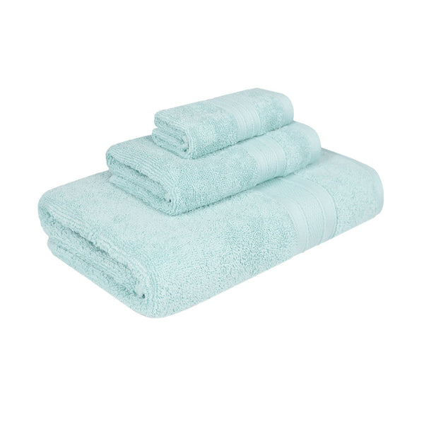 Soft Comfort 3Pc Towel Set, Nile Blue|509 GSM Cotton|Air Rich Technology