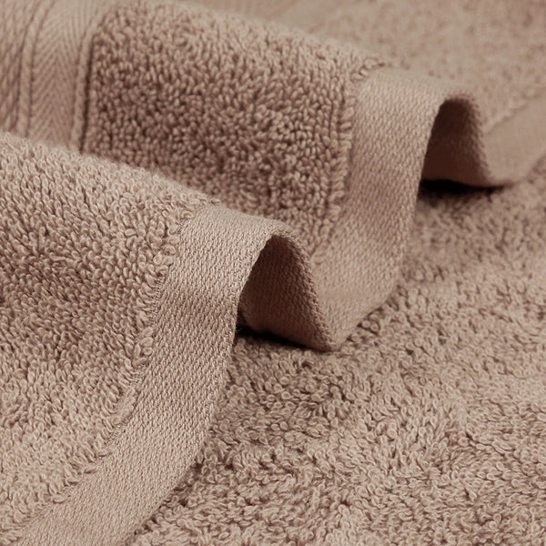 Soft Comfort 2Pc Bath Towel Set, Acron, Brown|509 GSM Cotton|Air Rich Technology