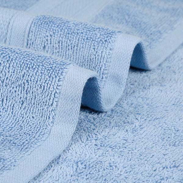 Soft Comfort 2Pc Bath Towel Set, Allue Blue|509 GSM Cotton|Air Rich Technology