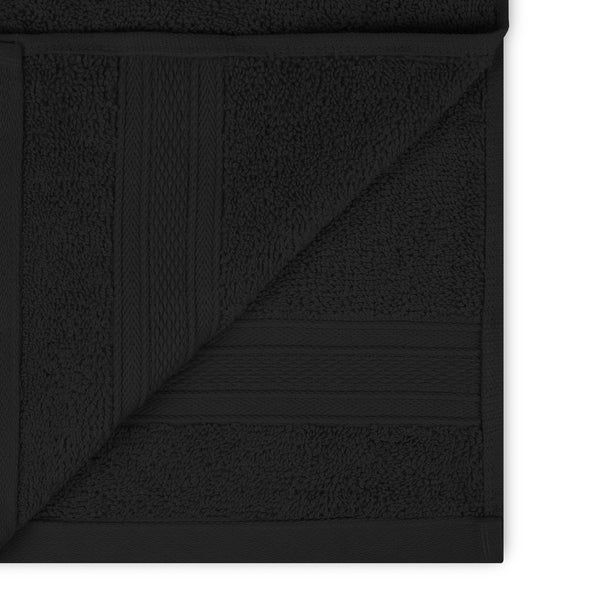 Soft Comfort 6Pc Face Towel Set, Black|509 GSM Cotton|Air Rich Technology