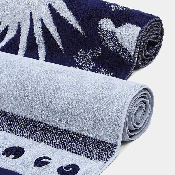 Shivan & Narresh 2Pc Bath Towel Gift Set, Izu Juno|400 TC Cotton