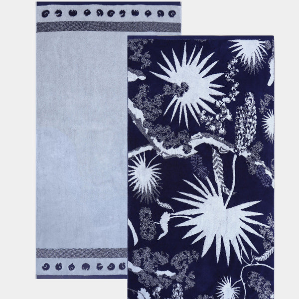 Shivan & Narresh 2Pc Bath Towel Gift Set, Izu Juno|400 TC Cotton