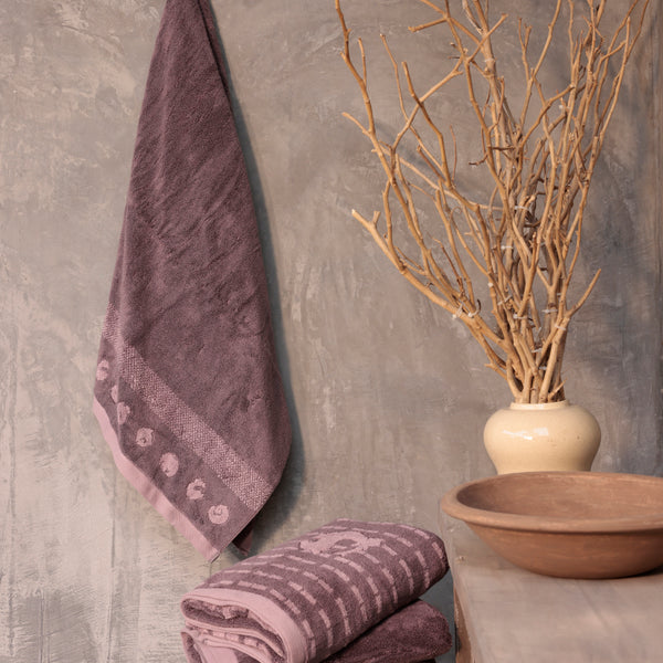 Shivan & Narresh 2Pc Bath Towel Gift Set, Hututi|400 TC Cotton