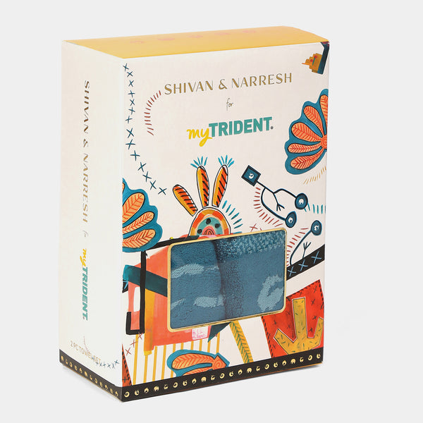 Shivan & Narresh 2Pc Bath Towel Gift Set, Surocco|400 TC Cotton