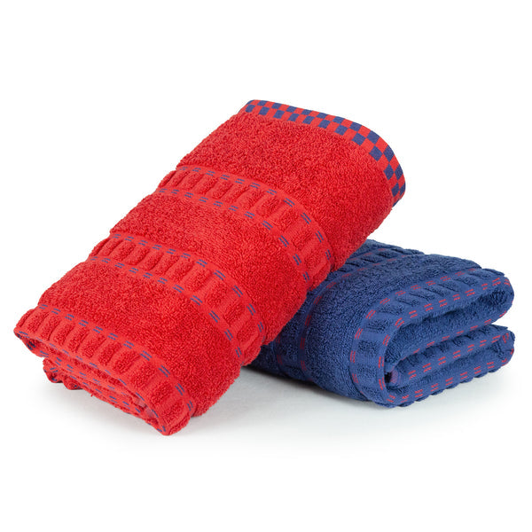 His & Her 2 PC Bath Towel Set, Tom & Jerry|500 GSM Cotton