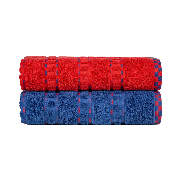 His & Her 2 PC Bath Towel Set, Tom & Jerry|500 GSM Cotton