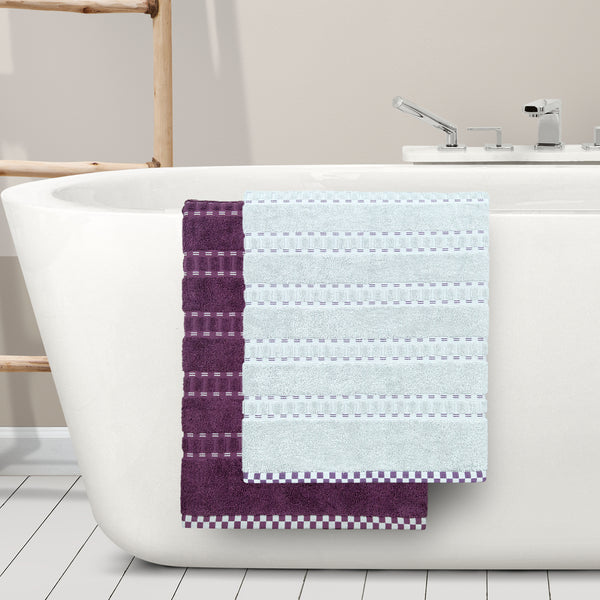 His & Her 2 PC Bath Towel Set, Adam & Eve|500 GSM Cotton