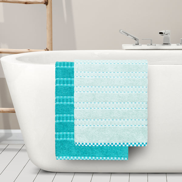 His & Her 2 PC Bath Towel Set,Bow & Arrow|500 GSM Cotton