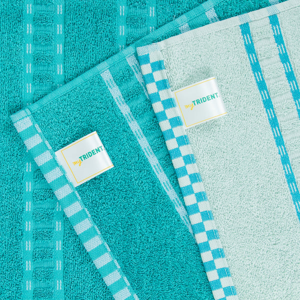 His & Her 2 PC Bath Towel Set,Bow & Arrow|500 GSM Cotton