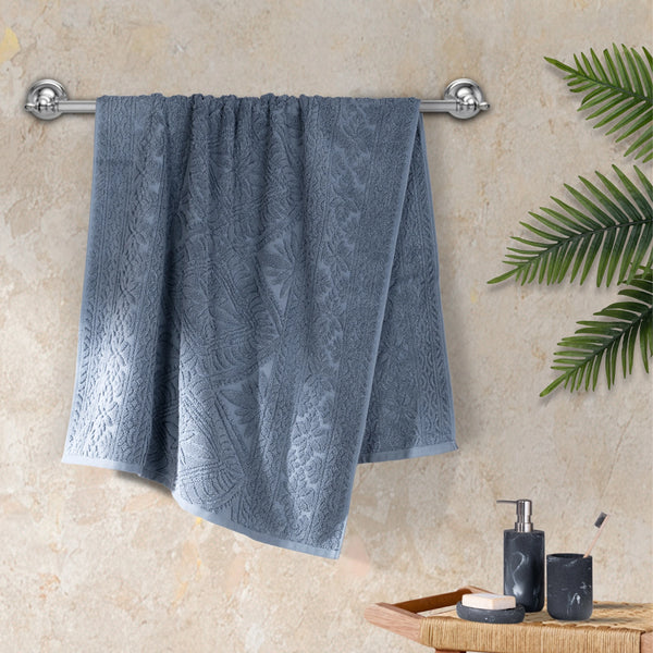 Classic Road to Jaipur 1 Pc Bath Towel, Shehnaz|550 GSM Cotton