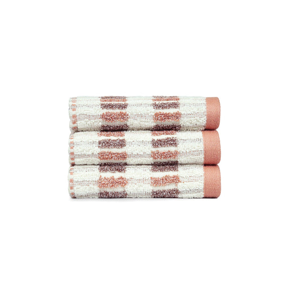Indulgence By The Fireplace 3Pc Face Towel Set, Fossil|600 GSM Cotton