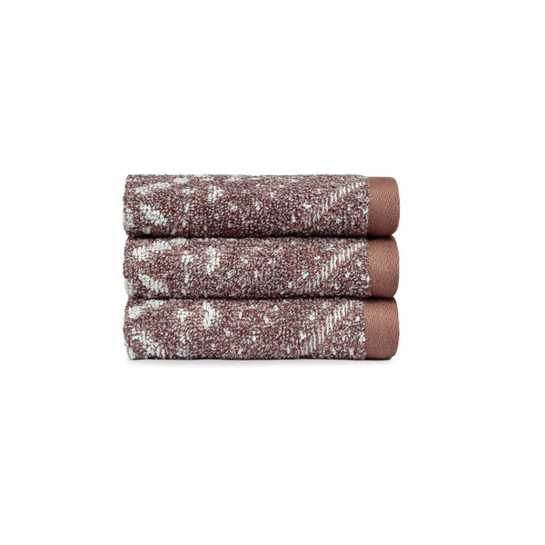 Indulgence By The Fireplace 3Pc Face Towel Set, Arkin|600 GSM Cotton