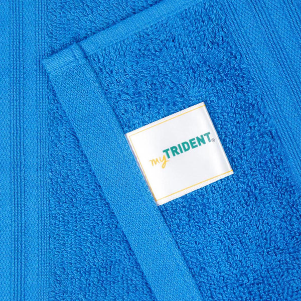 Celebration 4Pc Towel Gift set, Perfect Blue | 450 GSM Cotton