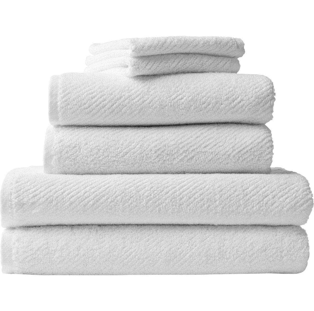Air Weight Organic Towel Set (Set of 6)