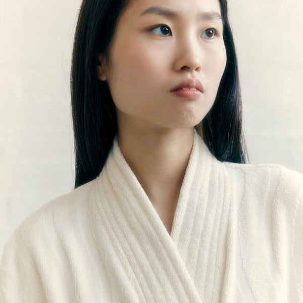 SULIS BATH ROBE
ivory