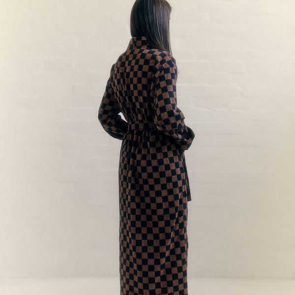 SULIS BATH ROBE
tabac & noir