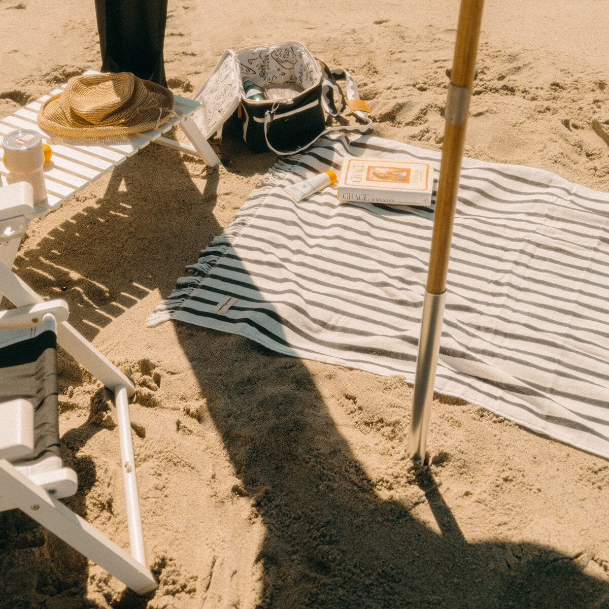 BEACH TOWEL - MONACO MIMOSA STRIPE