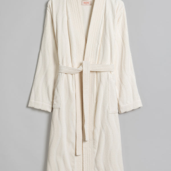 SULIS BATH ROBE
ivory