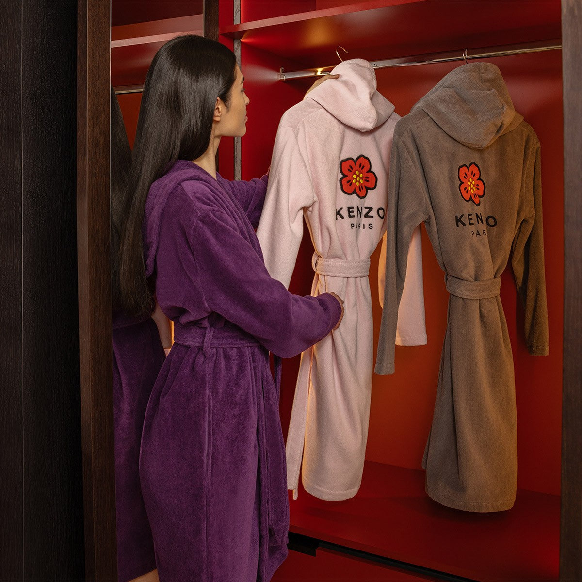 Kenzo K Boke Bath Robe