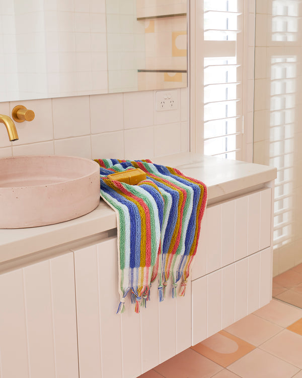 Madeira Stripe Turkish Hand Towel