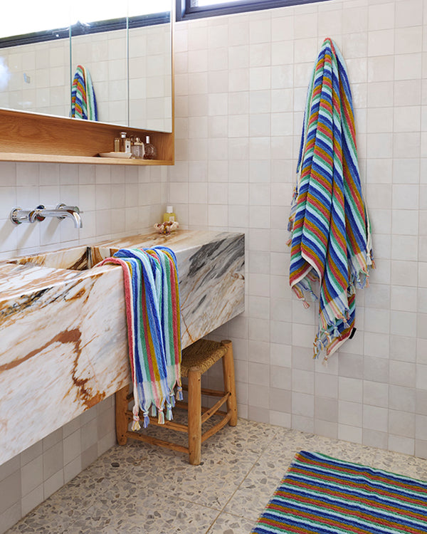 Madeira Stripe Turkish Bath Towel