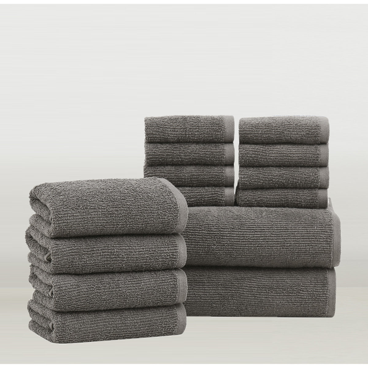 Latitude Run Everyday Ribbed 14 Piece Towel Set