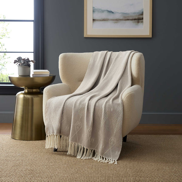 Martex Arcadia Enya All Ivory Throw