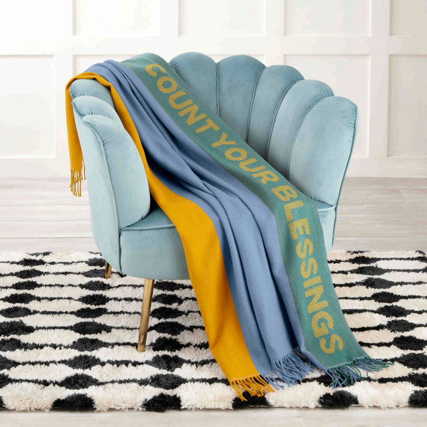 Count Your Blessings Throw from Novogratz by Utica