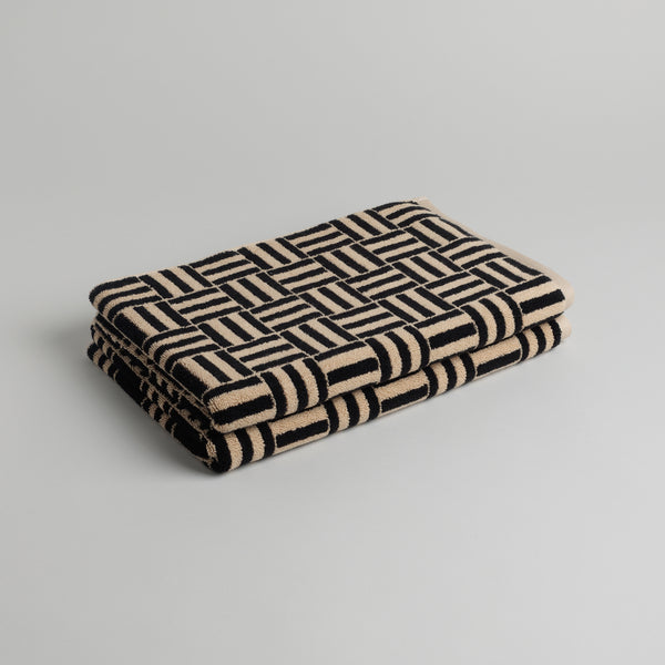 SAROMA BATH MAT
sand & noir