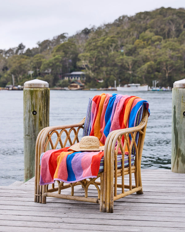 Surfs Up Terry Beach Towel