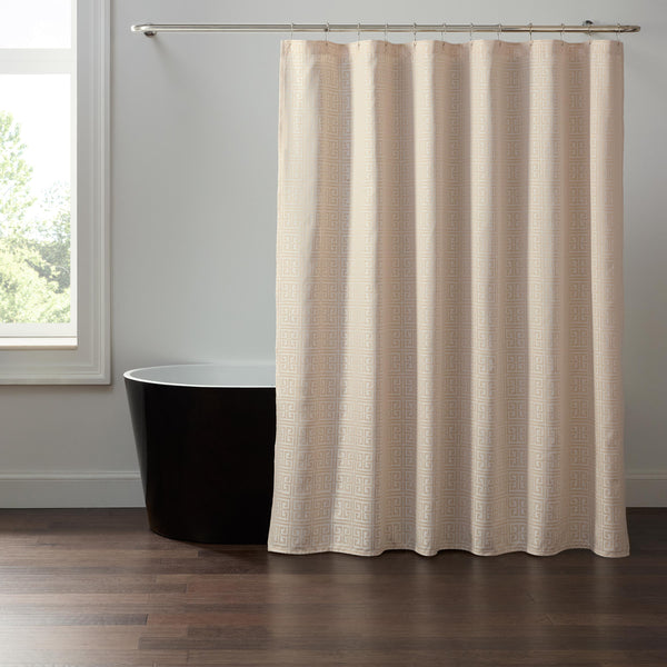 Martex Arcadia Dune 72x72 Pebble Shower Curtain