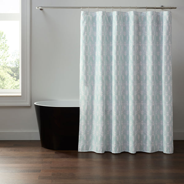 Martex Arcadia Gemma 72x72 Sage Shower Curtain